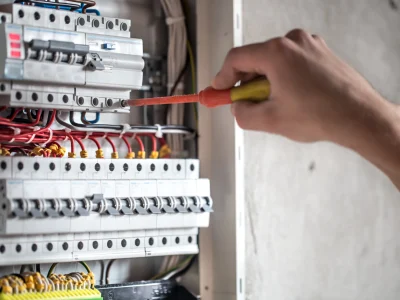 man-electrical-technician-working-switchboard-with-fuses-installation-connection-electrical-equipment-close-up man-electrical-technician-working-switchboard-with-fuses-installation-connection-electrical-equipment-close-up
