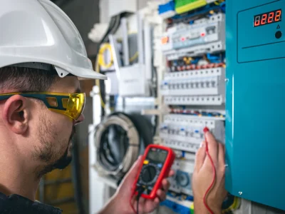 man-electrical-technician-working-switchboard-with-fuses man-electrical-technician-working-switchboard-with-fuses